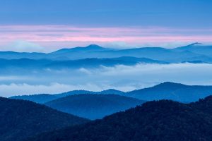 Blue Ridge Mountains in North Carolina