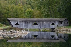 Covered Bridge in the Indiana Coutryside